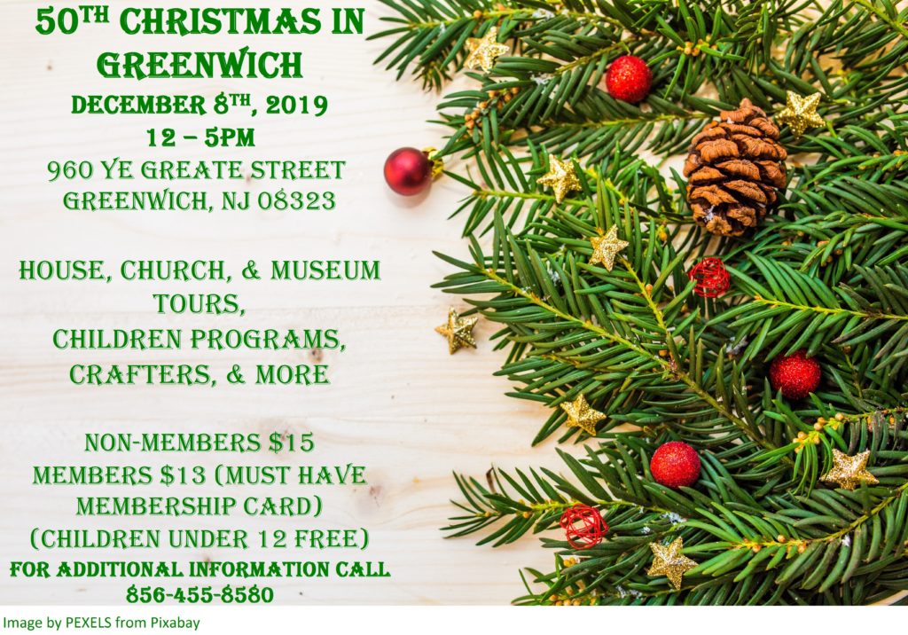 50th Annual Christmas in Greenwich Cumberland County Historical Society